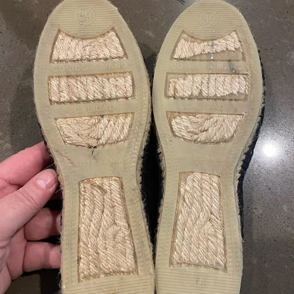 Black Espadrilles shoes